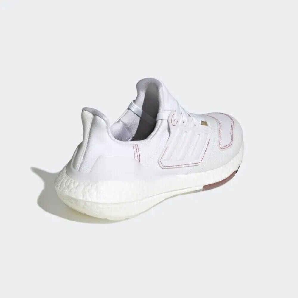 Adidas Ultraboost 22 GX9147 Women's White Low Top Running Sneaker Shoes - Picture 4 of 6